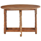 vidaXL Dining Table Kitchen Table Dining Room Table Round Solid Mango Wood