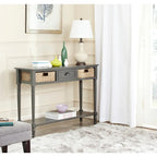SAFAVIEH Edyth Grey Console - 44.5 x 13.4 x 31.5 - 45Wx13Dx32H