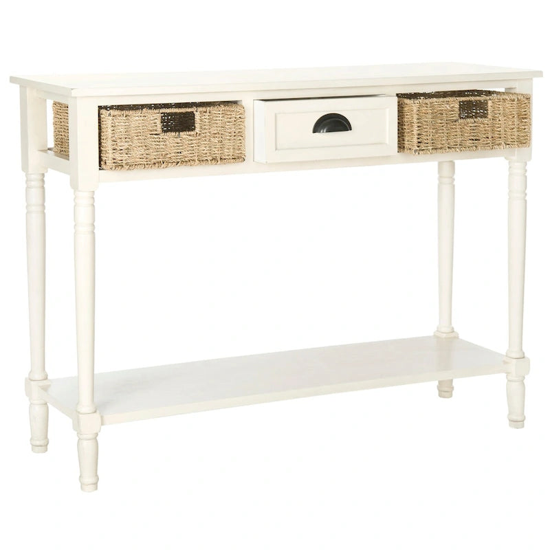 SAFAVIEH Edyth Grey Console - 44.5 x 13.4 x 31.5 - 45Wx13Dx32H