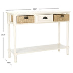 SAFAVIEH Edyth Grey Console - 44.5 x 13.4 x 31.5 - 45Wx13Dx32H