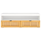 SAFAVIEH Kaitlyn 2-Drawer 1-Shelf Entertainment Media Stand (Fits Up To 55 Flatscreen TV) - 48Wx16Dx17H