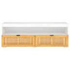SAFAVIEH Kaitlyn 2-Drawer 1-Shelf Entertainment Media Stand (Fits Up To 55 Flatscreen TV) - 48Wx16Dx17H