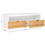 SAFAVIEH Kaitlyn 2-Drawer 1-Shelf Entertainment Media Stand (Fits Up To 55 Flatscreen TV) - 48Wx16Dx17H