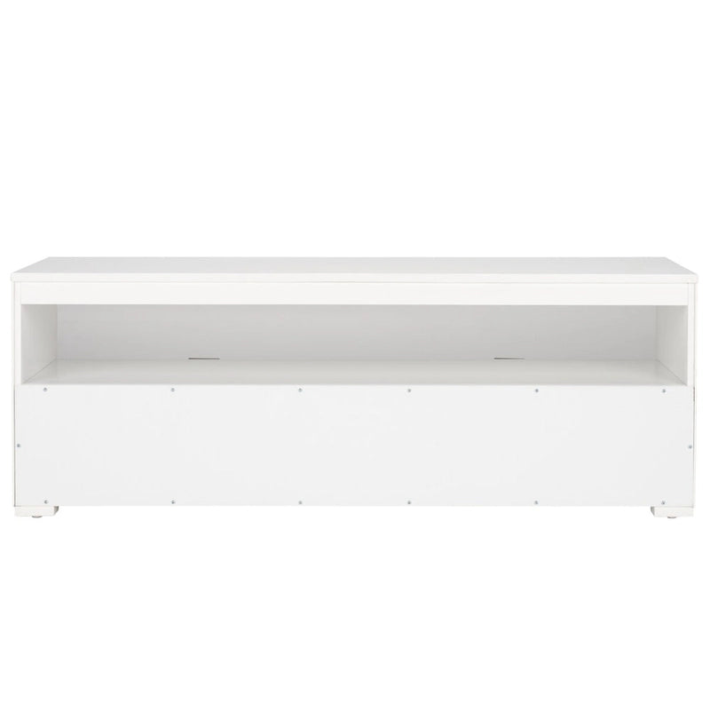 SAFAVIEH Kaitlyn 2-Drawer 1-Shelf Entertainment Media Stand (Fits Up To 55 Flatscreen TV) - 48Wx16Dx17H