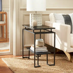 SAFAVIEH Malvina Single Shelf Rectangle Accent Table - 24 L x 14 D x 24 H - 24Wx14Dx24H