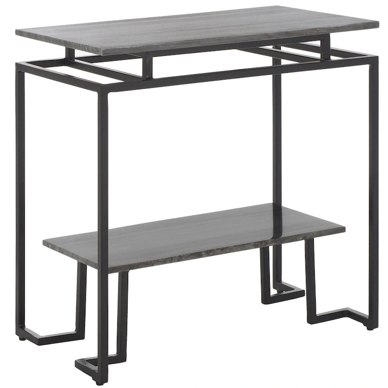 SAFAVIEH Malvina Single Shelf Rectangle Accent Table - 24 L x 14 D x 24 H - 24Wx14Dx24H