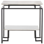 SAFAVIEH Malvina Single Shelf Rectangle Accent Table - 24 L x 14 D x 24 H - 24Wx14Dx24H