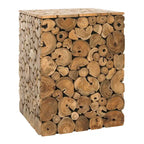 SAFAVIEH Iida Bali Black Stool - Natural - 13 x 13 x 18 - 13Wx13Dx18H