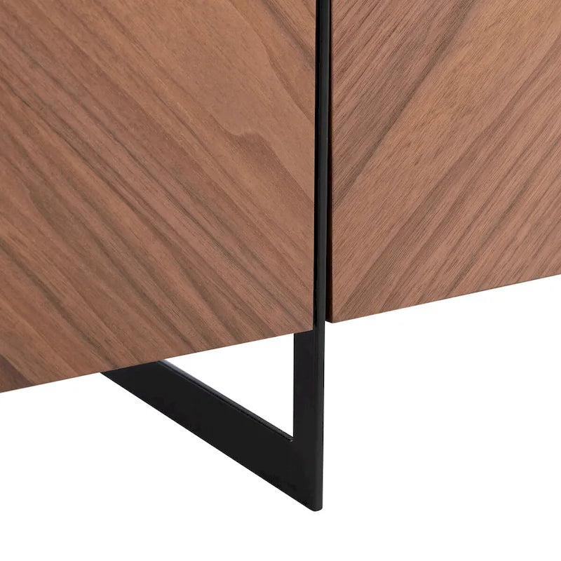 SAFAVIEH Couture Stine Chevron 60-inch TV Stand - 60 W x 16 L x 16 H - 60Wx16Dx16H