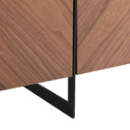 SAFAVIEH Couture Stine Chevron 60-inch TV Stand - 60 W x 16 L x 16 H - 60Wx16Dx16H