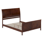 AFI, Portland Solid Wood Low Profile Platform Bed with Matching Footboard