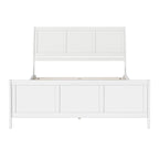 AFI, Portland Solid Wood Low Profile Platform Bed with Matching Footboard