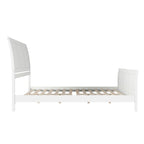 AFI, Portland Solid Wood Low Profile Platform Bed with Matching Footboard