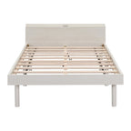 Twin Size Platform Bed Frame with USB Ports