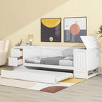 Twin Size Daybed with Storage Arms