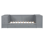 Twin Size Daybed with Storage Arms