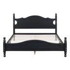 Retro Style Platform Bed Wood Platform Bed Frame