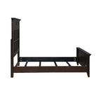 Paradise Valley Saddle Brown Panel Bed, Dresser and Mirror, & Nightstand