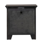 Paradise Valley Saddle Brown Panel Bed, Dresser and Mirror, & Nightstand