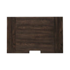 Paradise Valley Saddle Brown Panel Bed, Dresser and Mirror, & Nightstand