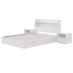 Hunter Platform Bed With Headboard And 2 Nightstands