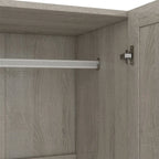 3-Door Shutter Wardrobe with shelves