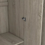 3-Door Shutter Wardrobe with shelves