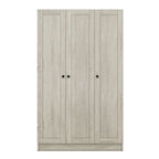 3-Door Shutter Wardrobe with shelves