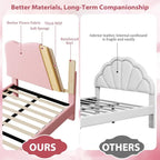 Upholstered Platform with Headboard