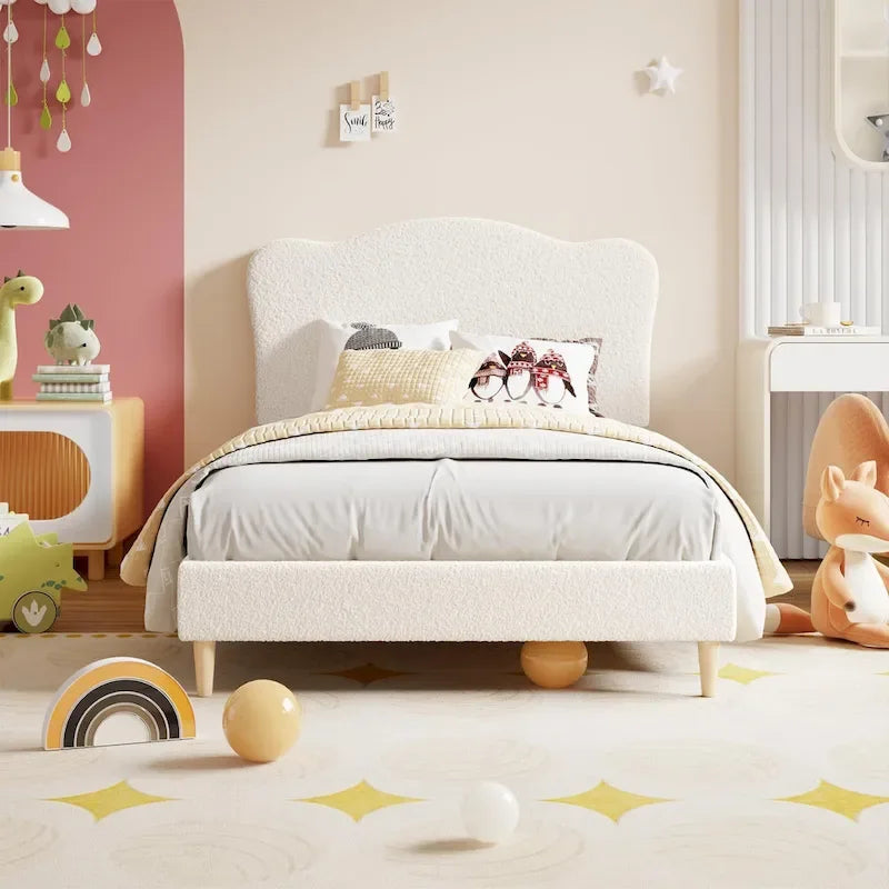Upholstered Platform with Headboard