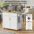 A Mobile Kitchen Island Storage , Adjustable Shelves, Wheels