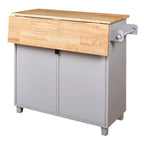 A Mobile Kitchen Island Storage , Adjustable Shelves, Wheels