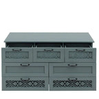 7 Drawer Cabinet American Furniture Suitable for Bedroom - N/A