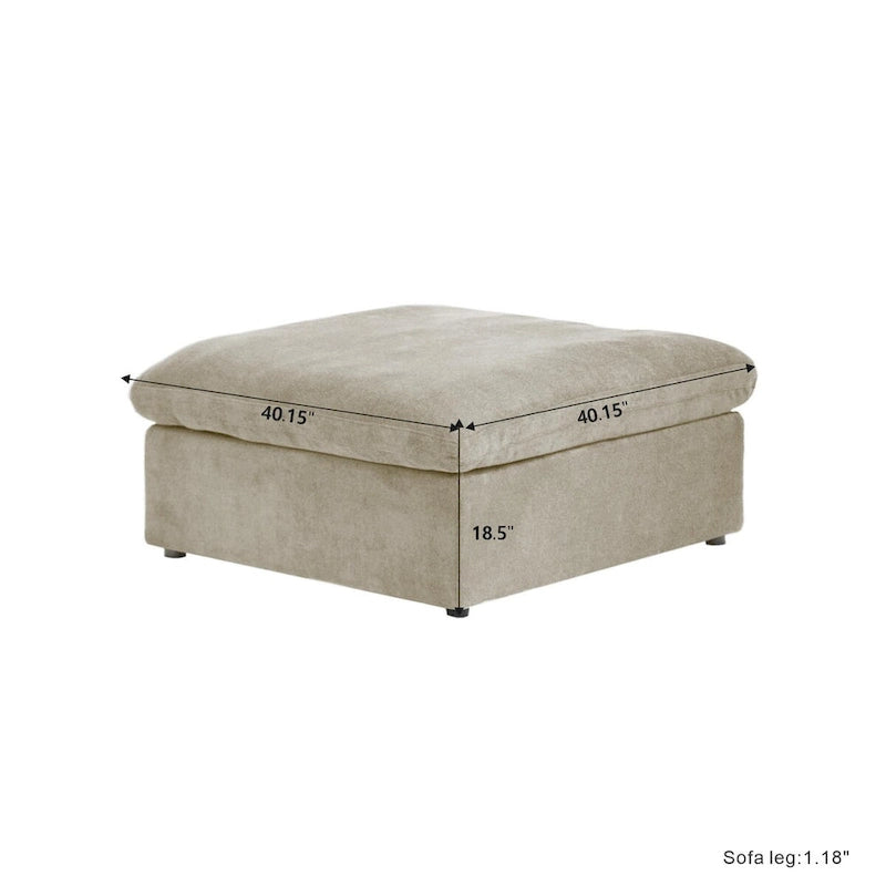 L-Shaped Convertible Modular Sectional Sofa Couch with Storage Seat
