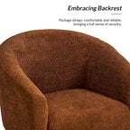 Hal Modern Boucle Armchair with Metal Legs Set of 2 by HULALA HOME
