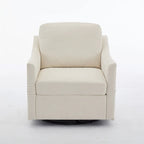 Modern Fabric Accent Swivel Chair with USB Ports, Set of 1