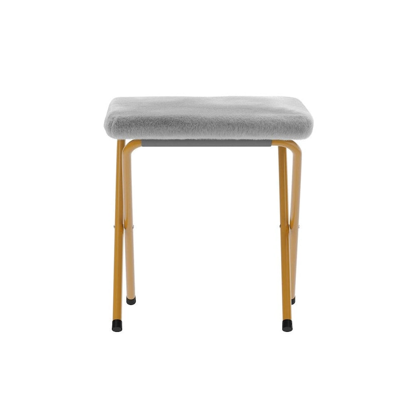 Oversized Folding Upholstered Saucer Chair with Ottoman