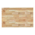 32.87 W Modern Rubberwood Countertop Kitchen Island with Adjustable Shelves and Towel Racks