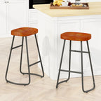 29.52 Stylish and Minimalist Bar Stools Set of 2, Counter Height Bar Stools, for Kitchen Island, Coffee Shop, Bar, Home Balcony