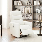 Bloomy 35.5 Boucle Upholstered High-Back Power Recliner Motion Chair