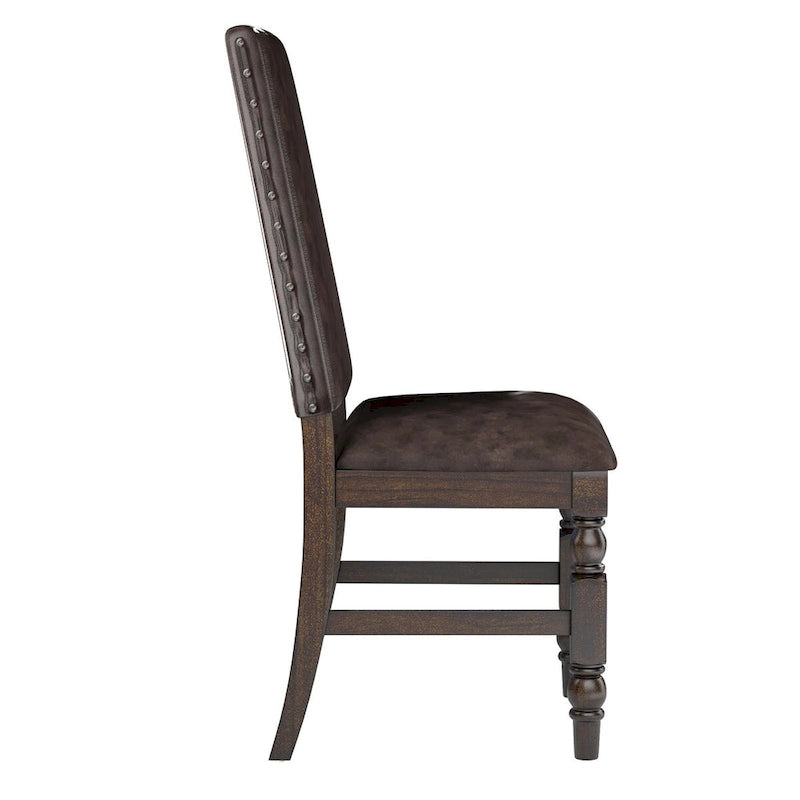 Flatiron Nailhead Upholstered Dining Chairs (Set of 2) by iNSPIRE Q Classic