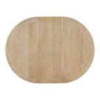 Farmhouse Dining Table Extendable Round Table for Kitchen, Dining Room