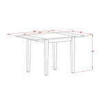 East West Furniture 3 Piece Dining Table Set- a Rectangle Kitchen Table and 2 Limelight Linen Fabric Upholstered Chairs, Oak