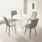 Walnut Round Tulip Dining Table - 31.5" Seats 2-4