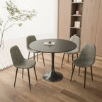 Walnut Round Tulip Dining Table - 31.5" Seats 2-4
