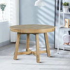 Vintage Stylish Extendable Dining Table with a Removable Leaf