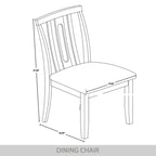 CraftPorch Contemporary 5-piece Wooden Dining Set
