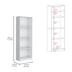 Kenyon 3pc Set 74 Wide 5-Shelf and Cabinet Bookcase