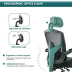 Mesh High Back Ergonomic Office Chair Lumbar Support Pillow Computer Desk Chair