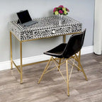 Butler Perilla Black and White Bone Inlay Writing Desk